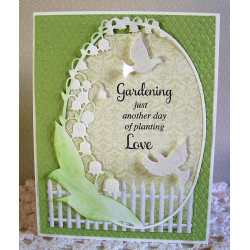 Fustella metallica Tutti Designs Lily of The Valley Frame