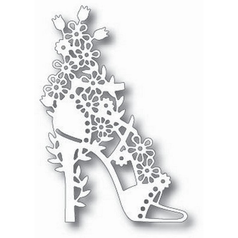 Fustella metallica Tutti Designs Floral Shoe