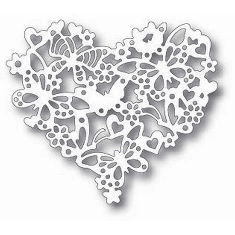 Fustella metallica Tutti Designs Heart Garden