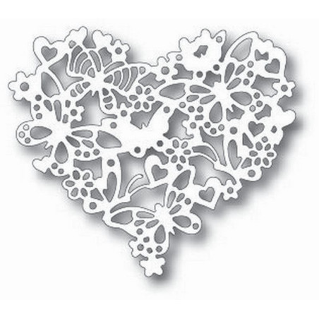 Fustella metallica Tutti Designs Heart Garden