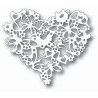 Fustella metallica Tutti Designs Heart Garden