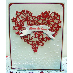 Fustella metallica Tutti Designs Heart Garden