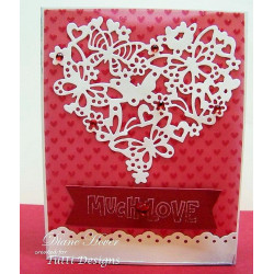 Fustella metallica Tutti Designs Heart Garden