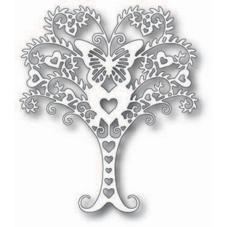 Fustella metallica Tutti Designs Whimsical Love Tree
