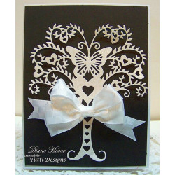 Fustella metallica Tutti Designs Whimsical Love Tree