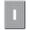 Fustella metallica Tutti Designs Nesting Stitched Rectangles