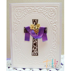 Fustella metallica Tutti Designs Floral Cross