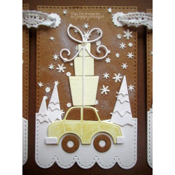 Fustella metallica PoppyStamps Family Car