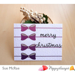 Fustella metallica PoppyStamps Fluffy Bow