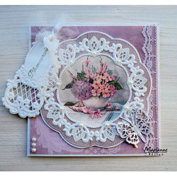 Fustella metallica Marianne Design Creatables Anja's butterfly