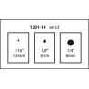Punch set 3 pezzi