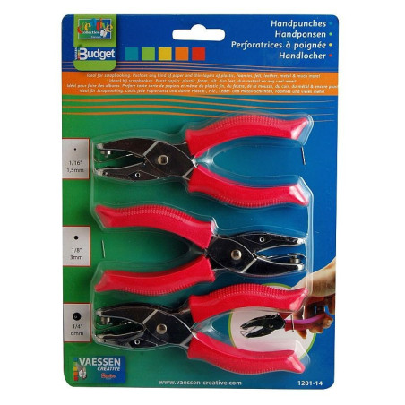 Punch set 3 pezzi