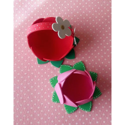 Fustella A4 Cestino con Fiore