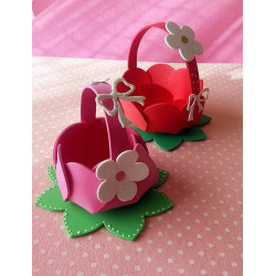 Fustella A4 Cestino con Fiore