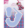 Fustella metallica Joy! Crafts Bille's Baby Shoes Girl