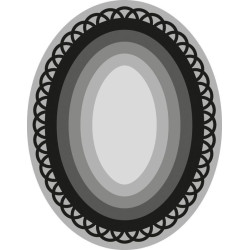 Fustella metallica Marianne Design Craftables basic oval