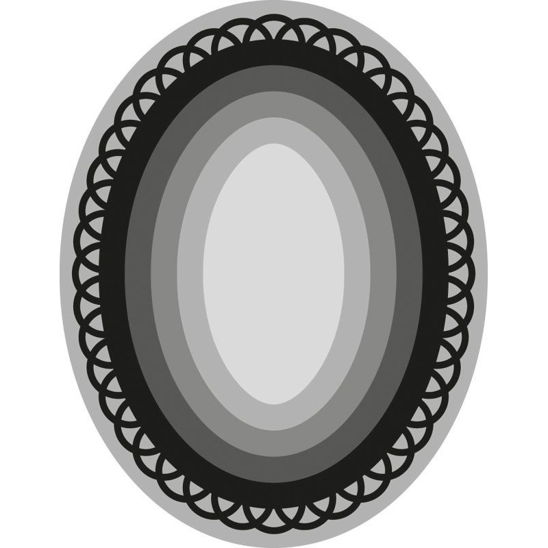 Fustella metallica Marianne Design Craftables basic oval