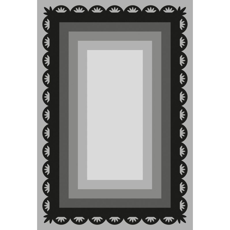 Fustella metallica Marianne Design Craftables basic rectangle