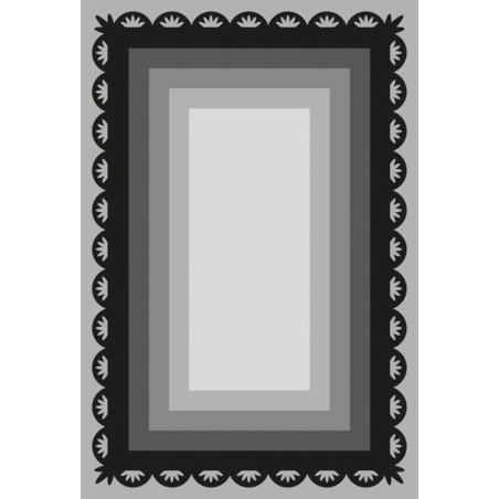 Fustella metallica Marianne Design Craftables basic rectangle