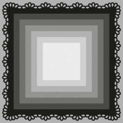 Fustella metallica Marianne Design Craftables basic square