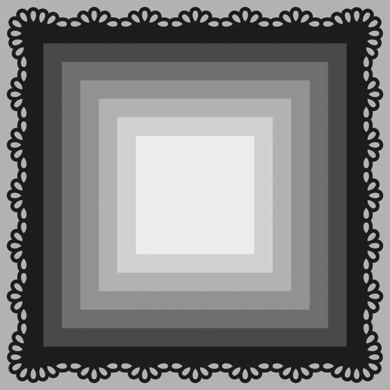 Fustella metallica Marianne Design Craftables basic square