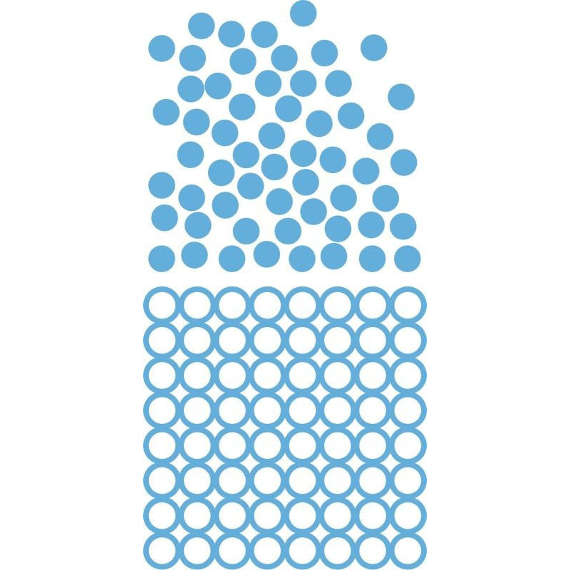 Fustella metallica Marianne Design Creatables confetti
