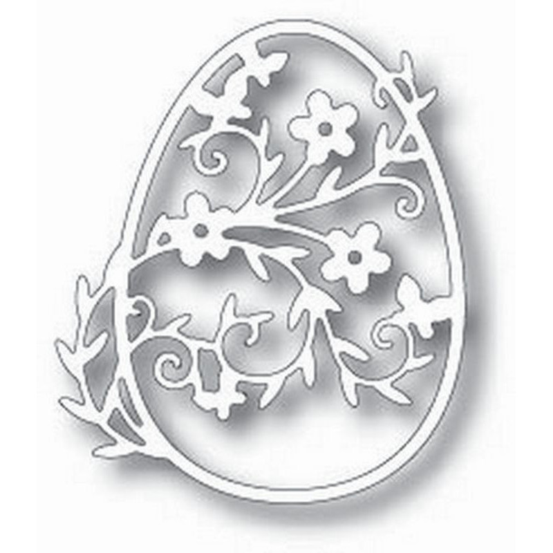 Fustella metallica Tutti Designs Floral Daisy Egg
