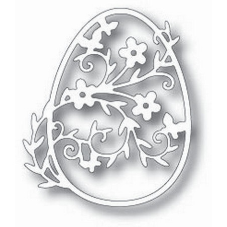 Fustella metallica Tutti Designs Floral Daisy Egg