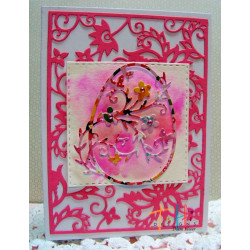 Fustella metallica Tutti Designs Floral Daisy Egg