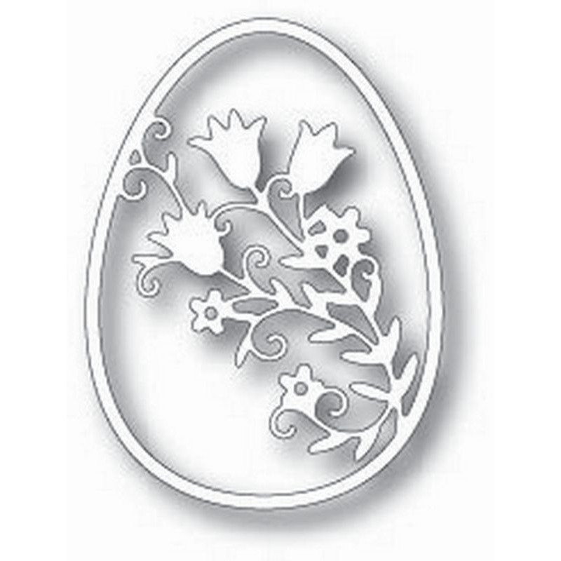 Fustella metallica Tutti Designs Floral Tulip Egg