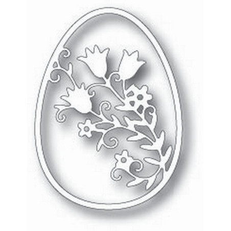 Fustella metallica Tutti Designs Floral Tulip Egg