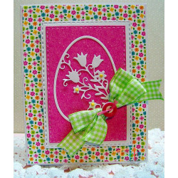Fustella metallica Tutti Designs Floral Tulip Egg