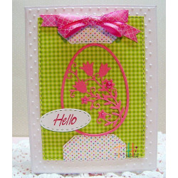 Fustella metallica Tutti Designs Floral Tulip Egg