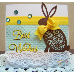 Fustella metallica Tutti Designs Floral Bunny