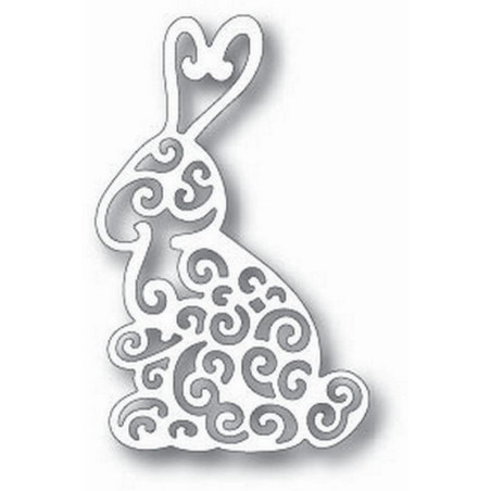 Fustella metallica Tutti Designs Scrolly Bunny