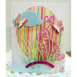 Fustella metallica Tutti Designs Scrolly Bunny