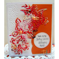 Fustella metallica Tutti Designs Fluttering Butterflies