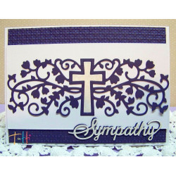 Fustella metallica Tutti Designs Cross In The Vine