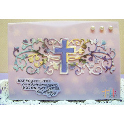 Fustella metallica Tutti Designs Cross In The Vine