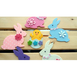 Fustella Sizzix Bigz Samantha Barnett Coniglietto tenero