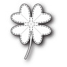 Fustella metallica PoppyStamps Lucky Clover