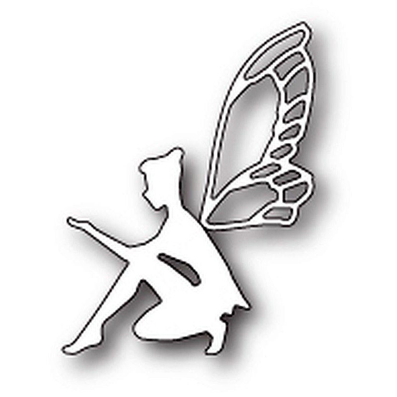 Fustella metallica PoppyStamps Thoughtful Faerie