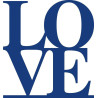Fustella metallica Marianne Design Creatables LOVE