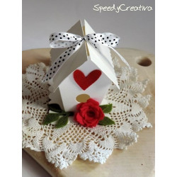 Fustella Sizzix BIGz XL Casetta uccellini Birdhouse 3D