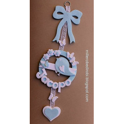 Fustella Sizzix BIGZ L Corona Wreath, Banner, Holly & Poinsettia