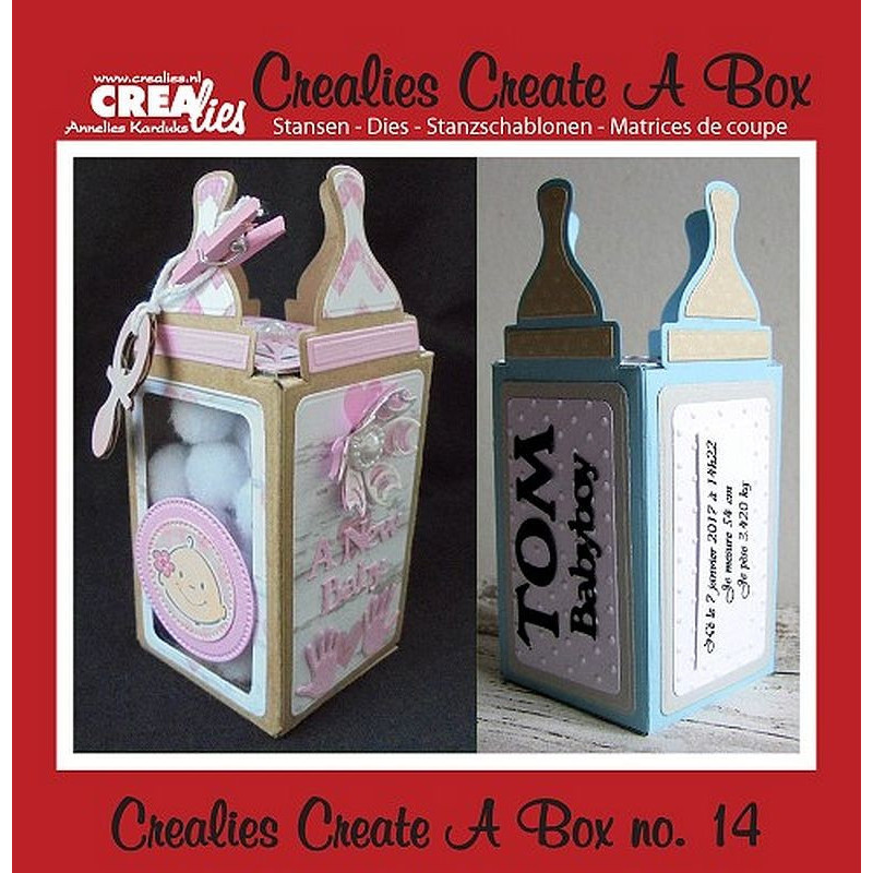 Fustella metallica Crealies Create a box 14