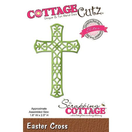 Fustella metallica Cottage Cutz Easter Cross