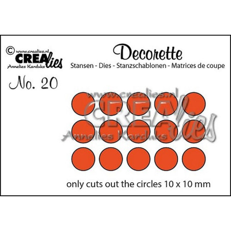 Fustella metallica Crealies Decorette nr 20