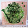 Fustella metallica Tutti Designs Floral Watering Can