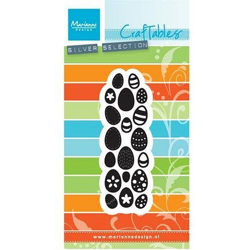 Fustella metallica Marianne Design Craftables Punch Eggs